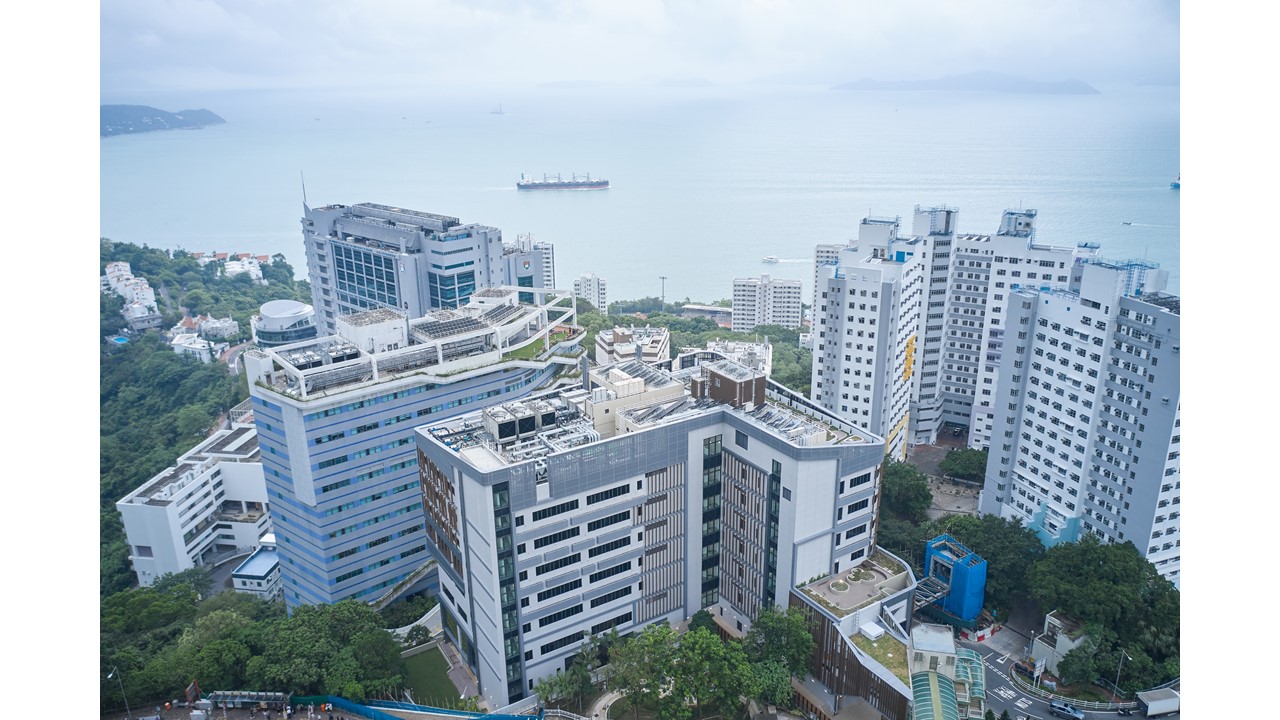 Drone view from Pokfulam Road
