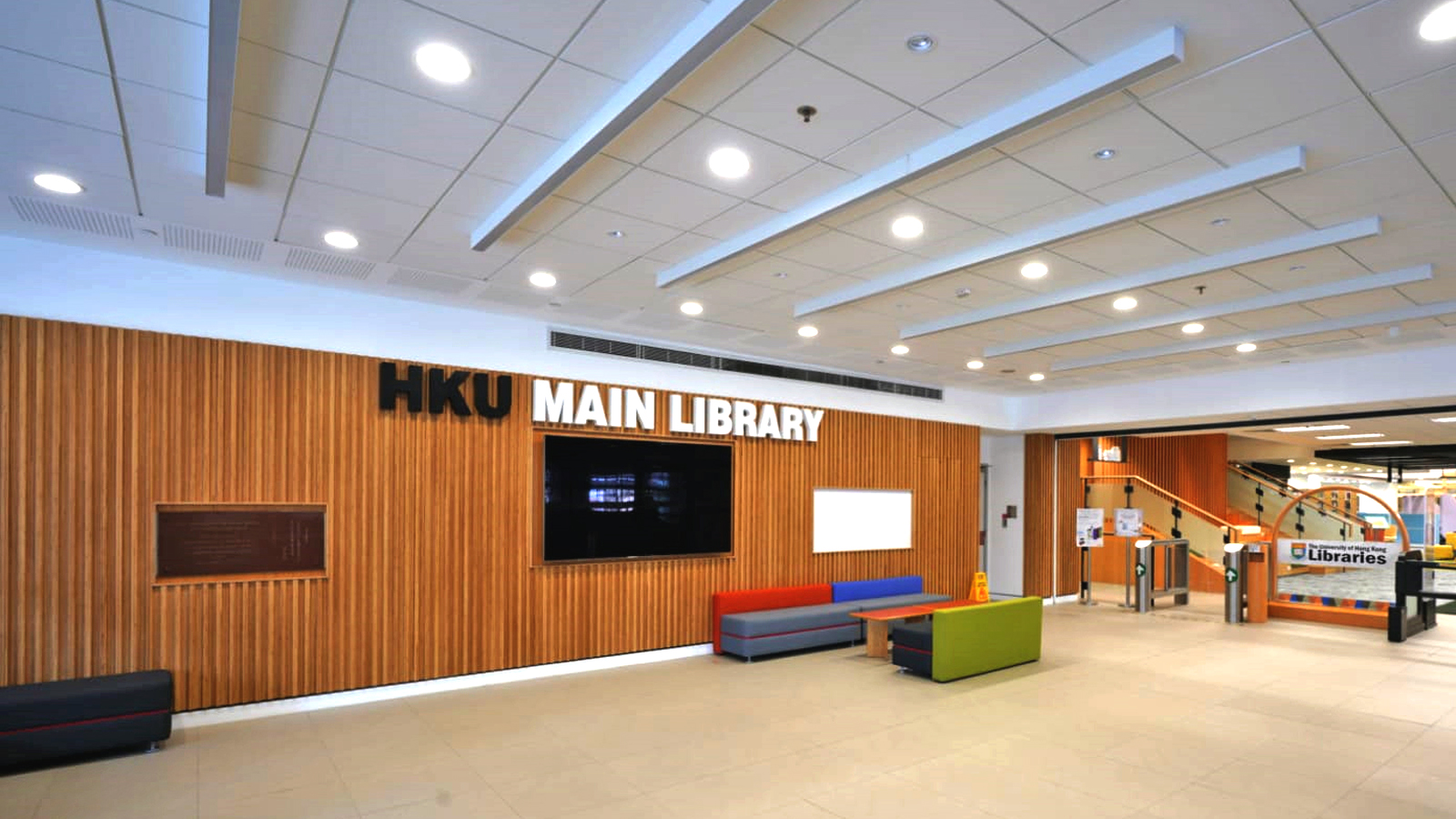 Space Reorganization at G/F and 2/F of Main Library